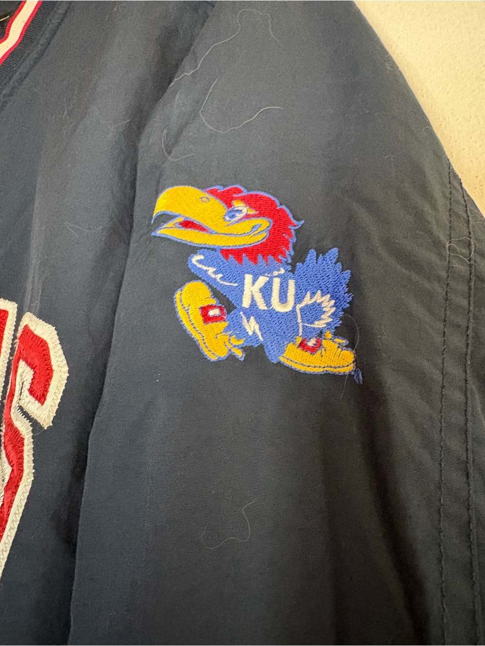 Gear For Sports Navy Pullover with Red Kansas Applique - Picture 4 of 10